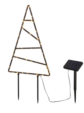 Casaya LED-Tannenbaum, 70 LED, Solar, Höhe 68 cm, warmweiß, 997258